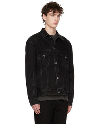 schwarze Jeansjacke von Ksubi