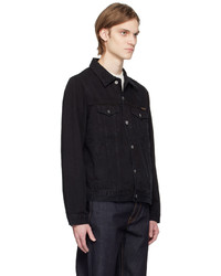 schwarze Jeansjacke von Nudie Jeans