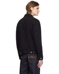 schwarze Jeansjacke von Nudie Jeans