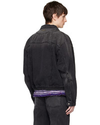 schwarze Jeansjacke von Andersson Bell