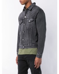 schwarze Jeansjacke von John Elliott