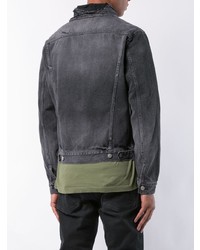 schwarze Jeansjacke von John Elliott