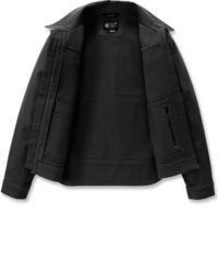 schwarze Jeansjacke von Carhartt