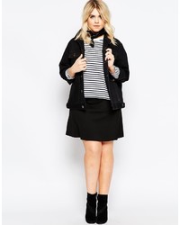 schwarze Jeansjacke von Asos