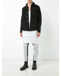 schwarze Jeansjacke von 11 By Boris Bidjan Saberi