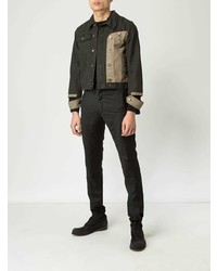 schwarze Jeansjacke von Delada