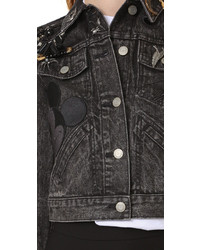 schwarze Jeansjacke von Marc Jacobs