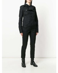 schwarze Jeansjacke von Ann Demeulemeester