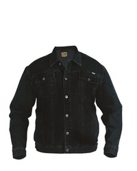 schwarze Jeansjacke von Duke Clothing