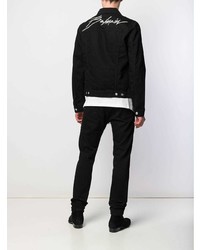 schwarze Jeansjacke von Balmain