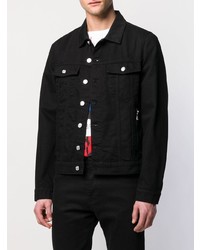 schwarze Jeansjacke von Balmain