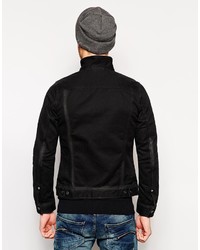 schwarze Jeansjacke von G Star