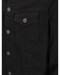 schwarze Jeansjacke von Jack & Jones