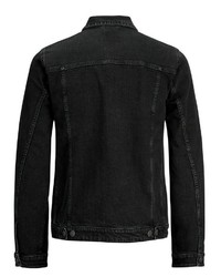 schwarze Jeansjacke von Jack & Jones