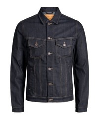 schwarze Jeansjacke von Jack & Jones