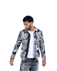 schwarze Jeansjacke von KINGZ