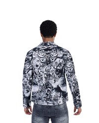 schwarze Jeansjacke von KINGZ