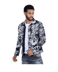 schwarze Jeansjacke von KINGZ