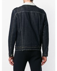 schwarze Jeansjacke von Frankie Morello