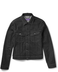 schwarze Jeansjacke von Ralph Lauren Purple Label
