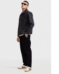 schwarze Jeansjacke von Redefined Rebel