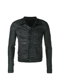schwarze Jeansjacke von Rick Owens DRKSHDW