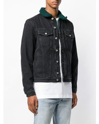 schwarze Jeansjacke von Diesel