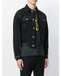 schwarze Jeansjacke von Givenchy