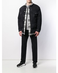 schwarze Jeansjacke von Balenciaga