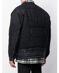 schwarze Jeansjacke von Balenciaga