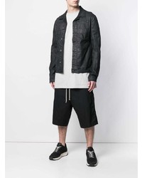 schwarze Jeansjacke von Rick Owens DRKSHDW