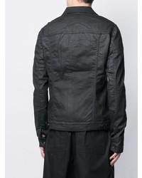 schwarze Jeansjacke von Rick Owens DRKSHDW