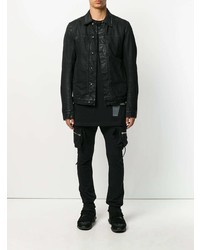 schwarze Jeansjacke von Rick Owens DRKSHDW