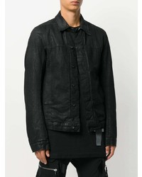 schwarze Jeansjacke von Rick Owens DRKSHDW