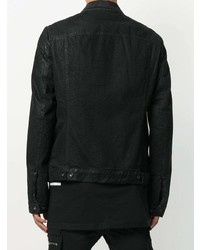 schwarze Jeansjacke von Rick Owens DRKSHDW