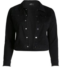 schwarze Jeansjacke von Zoey