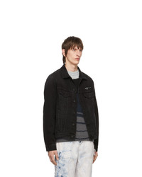 schwarze Shirtjacke aus Jeans von Off-White