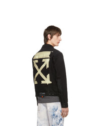 schwarze Shirtjacke aus Jeans von Off-White