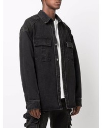 schwarze Shirtjacke aus Jeans von Juun.J