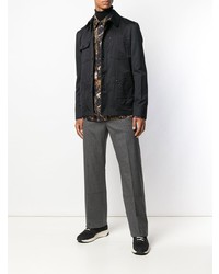 schwarze Shirtjacke aus Jeans von Lanvin