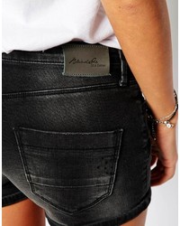 schwarze Jeansshorts von Blend She