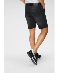 schwarze Jeansshorts von Chasin'