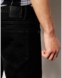 schwarze Jeansshorts von Weekday