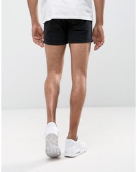 schwarze Jeansshorts von Asos