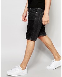 schwarze Jeansshorts von Bellfield