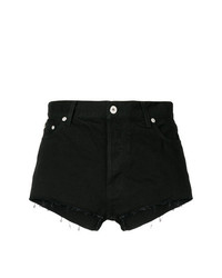 schwarze Jeansshorts von Heron Preston