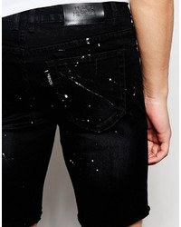 schwarze Jeansshorts von Hero's Heroine