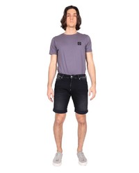 schwarze Jeansshorts von Le Temps des Cerises