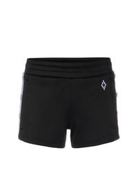 schwarze Jeansshorts von Marcelo Burlon County of Milan