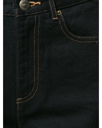 schwarze Jeansshorts von A.P.C.